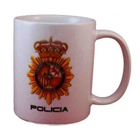 Taza cerámica Policía