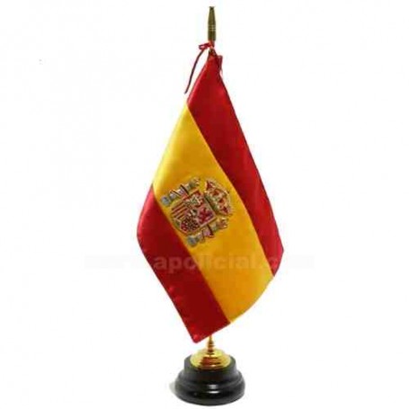 Bandera España sobremesa bordada