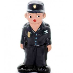 Muñeco barro Policía