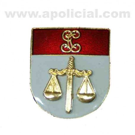 Distintivo Relieve Titulo Policía Judicial
