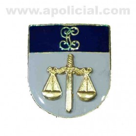 Distintivo Relieve Permanencia Policía Judicial