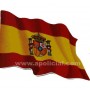 Pegatina grande bandera España escudo