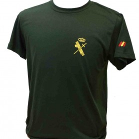 Camiseta algodón verde Guardia Civil