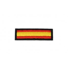 Parche bandera España 5 x 1,5 cm borde negro