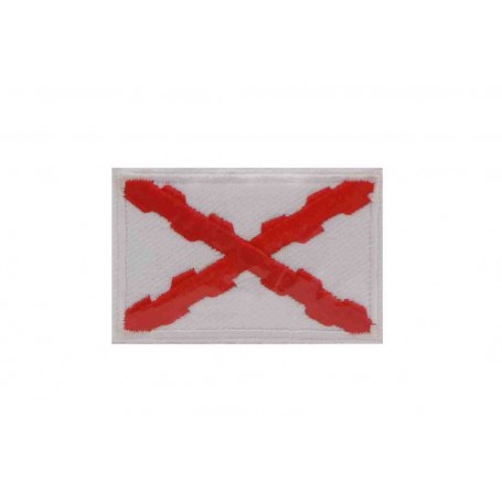 Parche bandera Cruz de Borgoña 5 cm