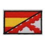 Parche bandera Cruz de Borgoña/España 8 cm