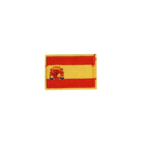 Parche bandera EspaÃ±a escudo 4 cm