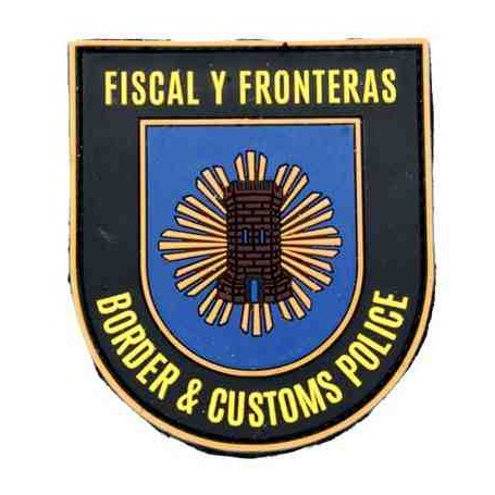 Parche distintivo manga Fiscal y Fronteras